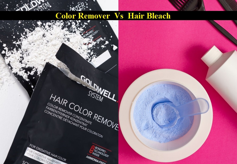 Bleach vs Color Remover on previously dark coloured hair. #bleachingh, Copper Hair Color