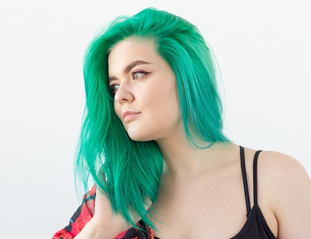 Color to Dye Over Blue Hair - Turquoise