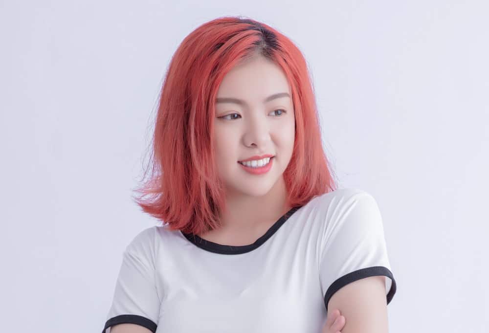 Colored Hairstyle for Chinese Women