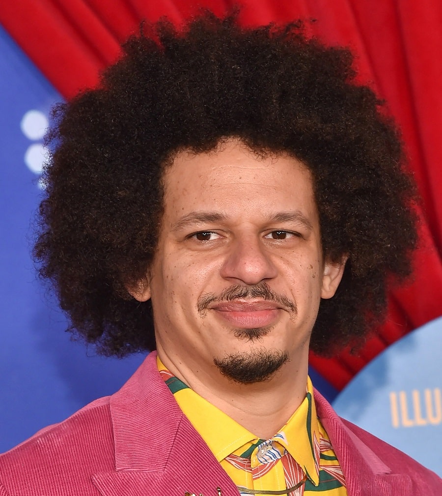 Comedian Eric Andre With Curly Hair