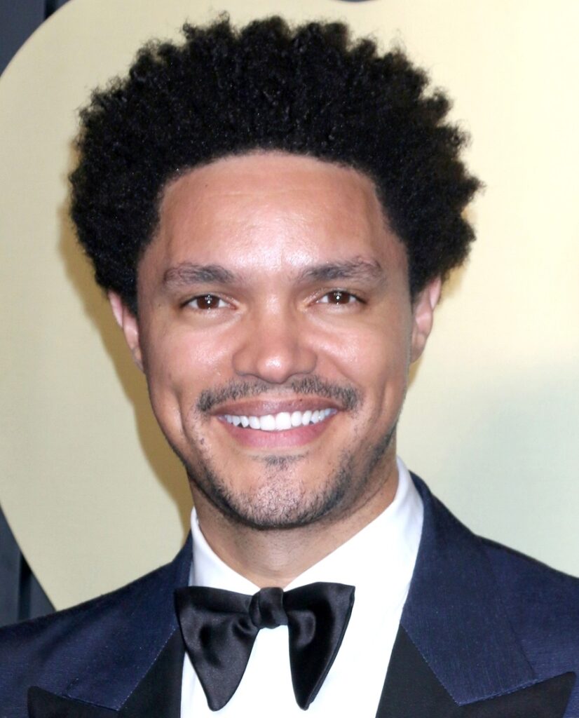 Comedian Trevor Noah With Afro Hair