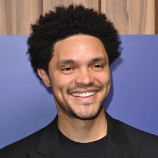 Comedian Trevor Noah With Curly Hair