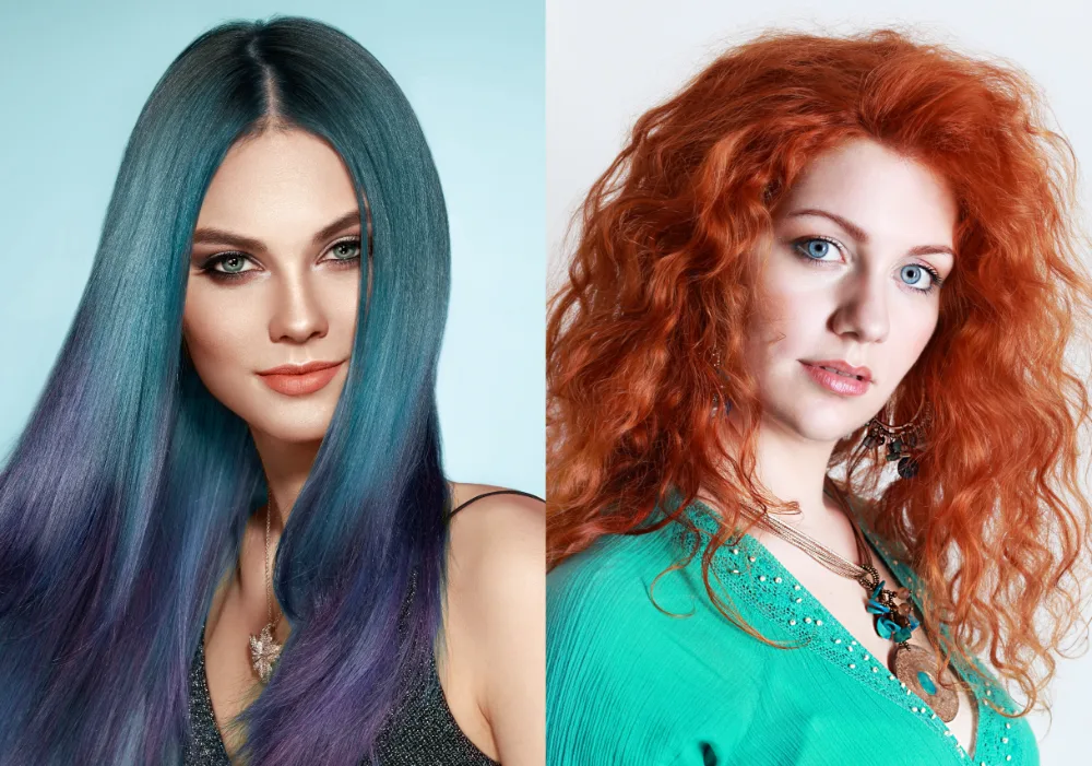 Considerations for Choosing Unnatural Hair Colors - Eye Color