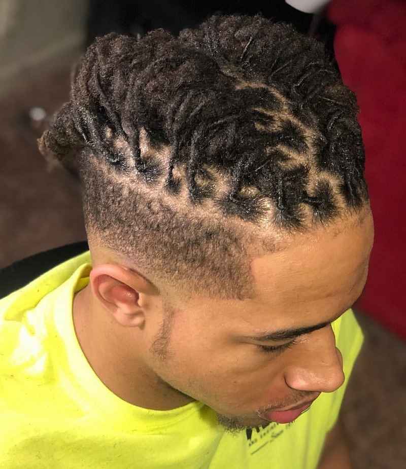Cornrow Dreads with Taper Faded