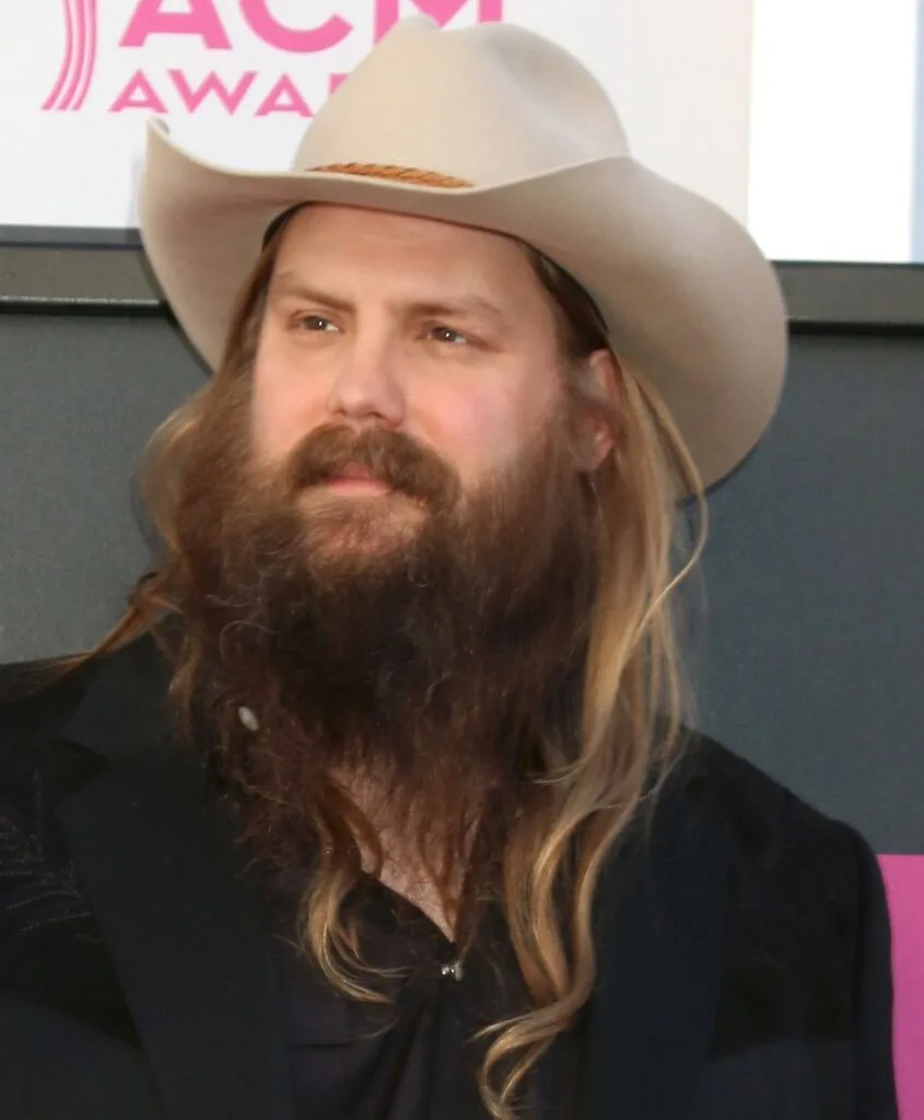 Country Singer Chris Stapleton With Long Beard