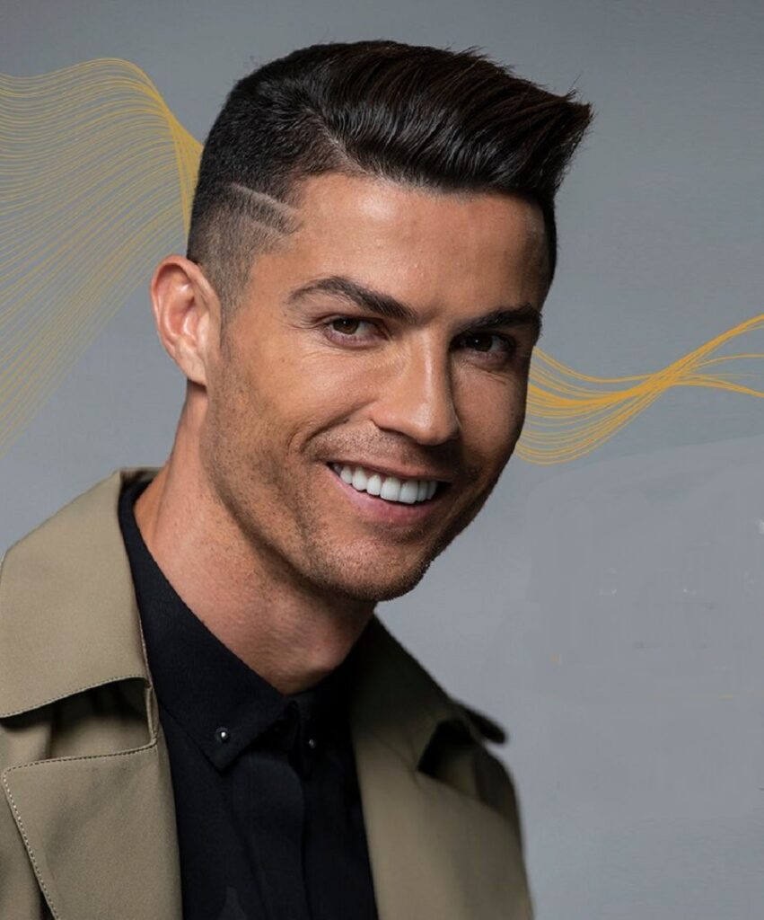 Cristiano Ronaldo haircut with design