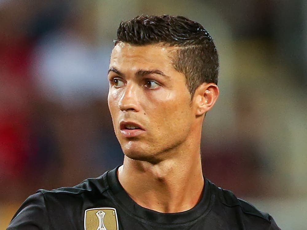 Cristiano Ronaldo's Short Comb Over