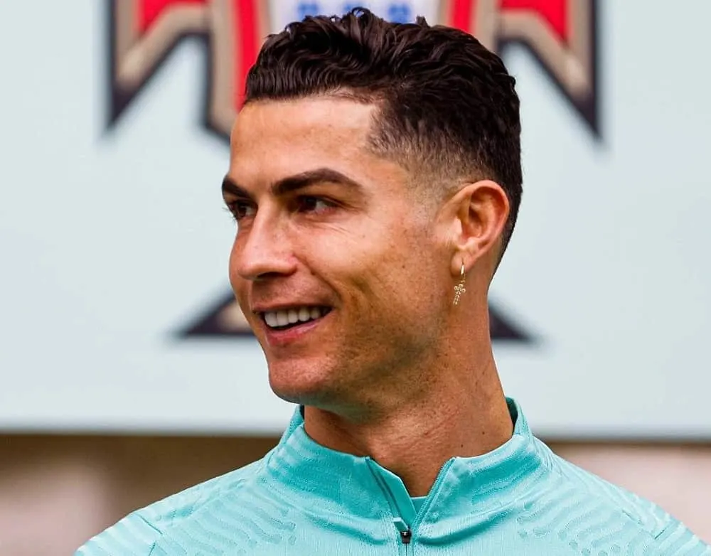 10 Stylish Cristiano Ronaldo Haircuts in 2023 | Ronaldo haircut, Soccer hair,  Ronaldo hair