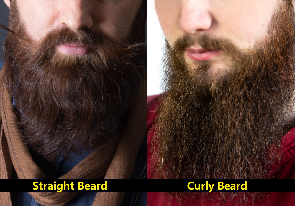 Curly Beard vs Straight Beard