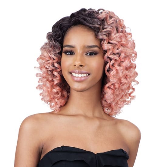 Alessandra boissiere hot pink curly hair  Curly hair styles Hair styles Pink  hair