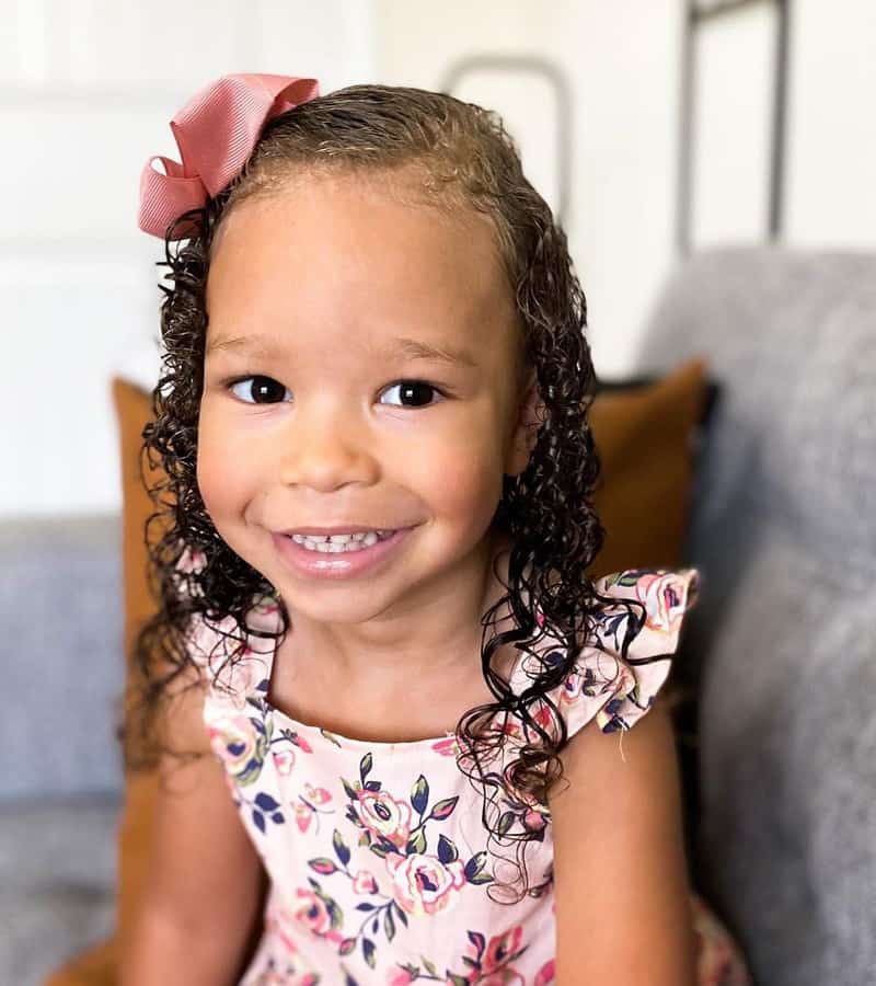 Curly Hair for Black Toddler