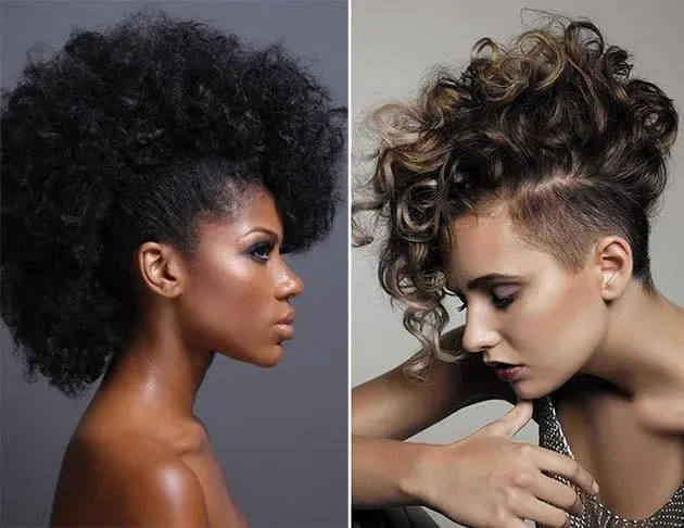 The Bold and Beautiful: Mohawk Long Hair Woman - See Her Haute ...