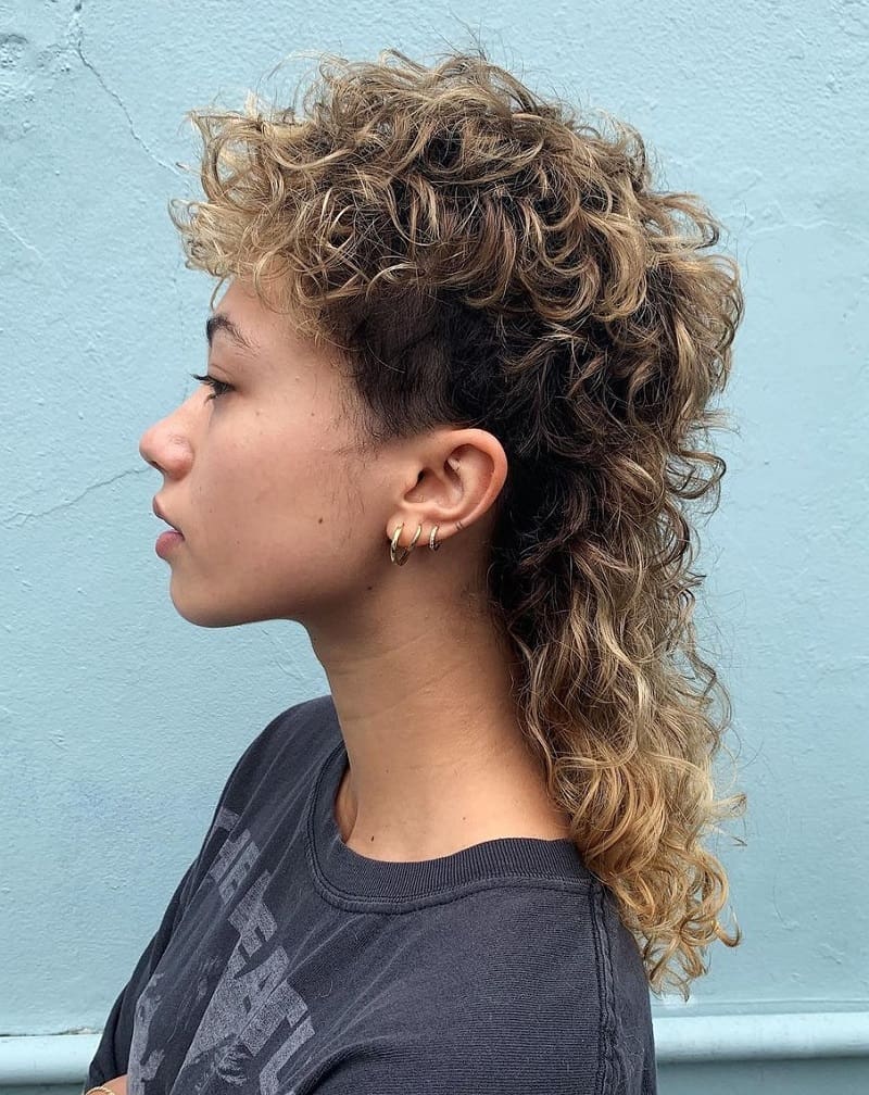 20 Trendiest Curly Mullet Hairstyles for Women