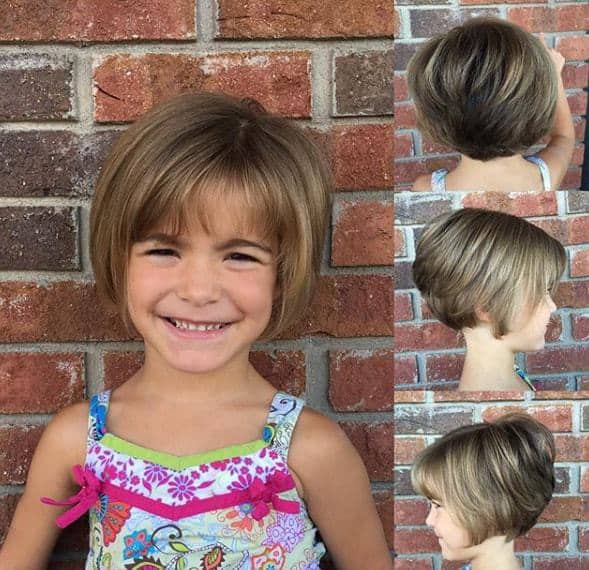 stacked bob for little girl