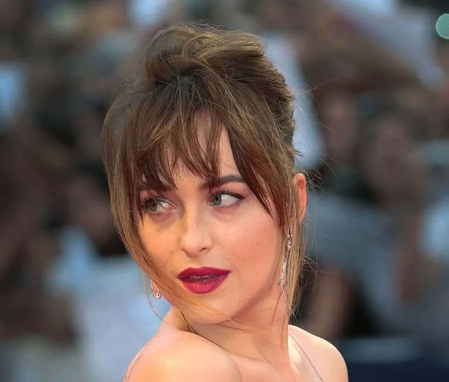 Dakota Johnson With Brown Hair