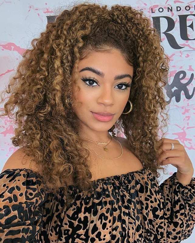 Carmel Skin Curly Haired - Dark Blonde Curly Hair | Hot Sex Picture