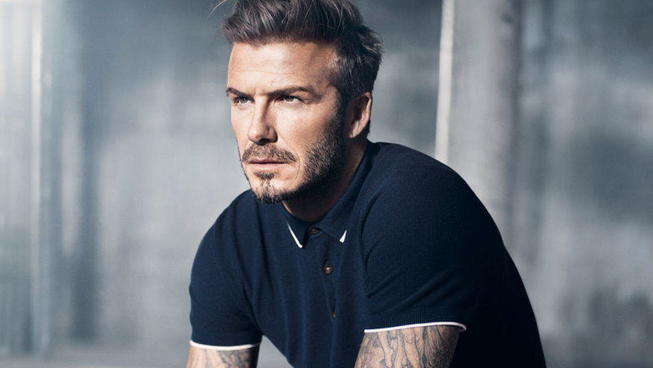 David Beckham with mohican hairstyle at a press conference ahead of the  England match with Mexico Headshot Stock Photo  Alamy