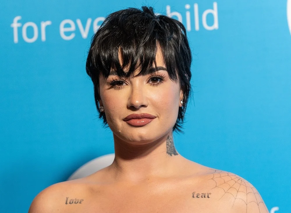 Demi Lovato with Short Hair