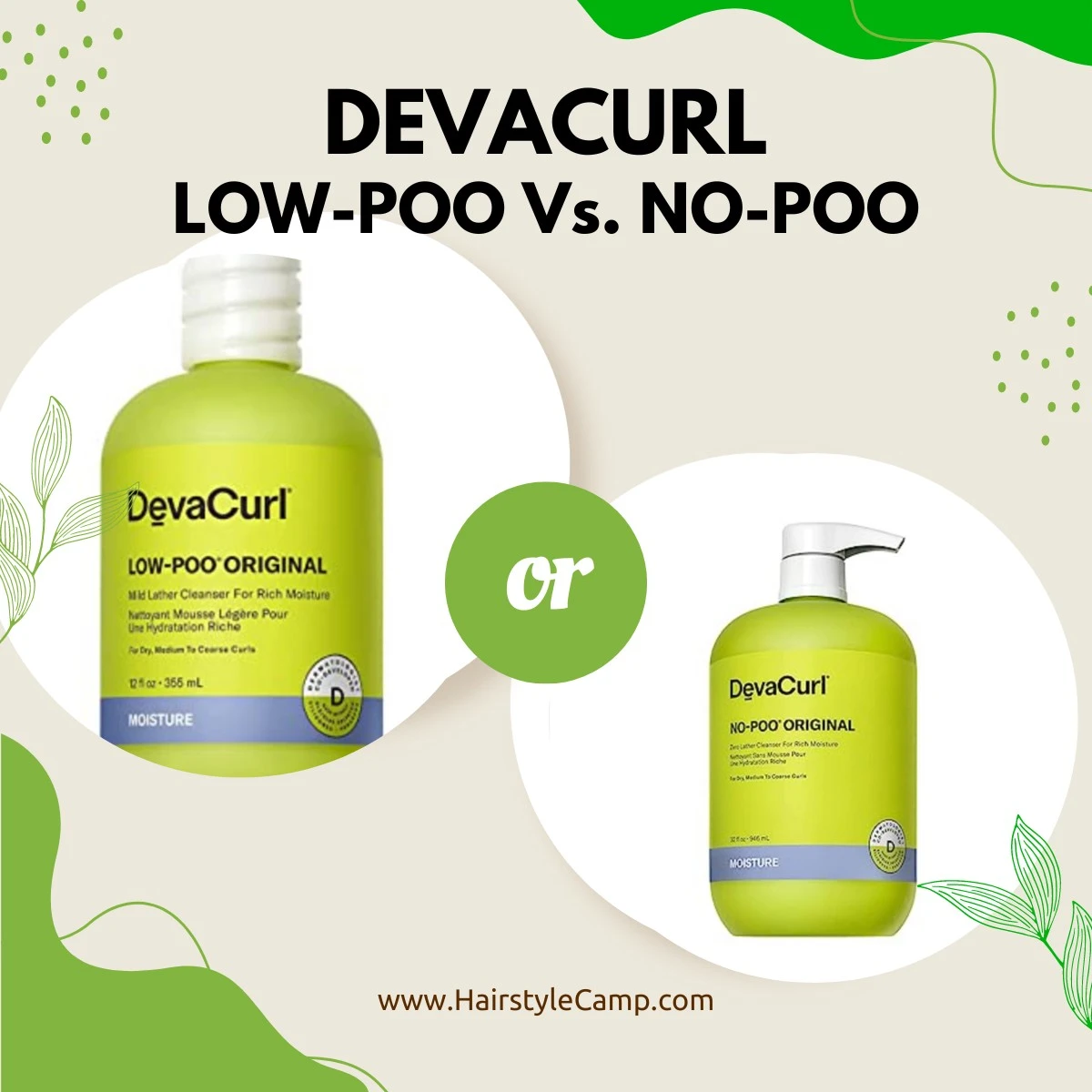 DevaCurl Low-Poo vs No-Poo