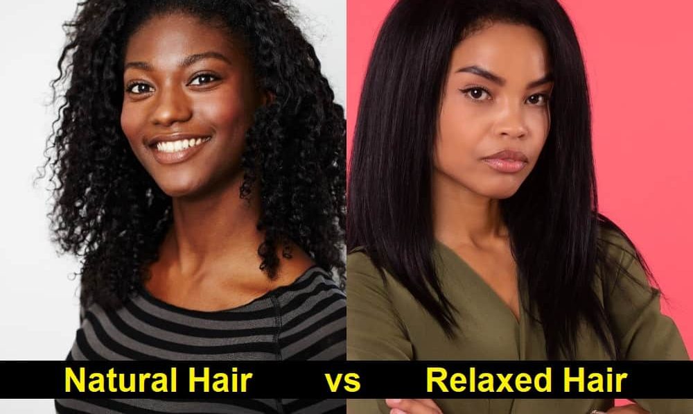 natural hair vs relaxed hair