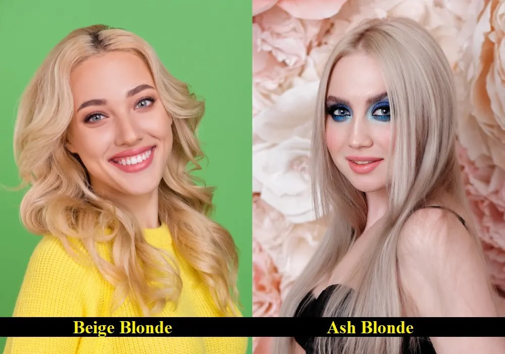 Differences Between Ash Blonde and Beige Blonde