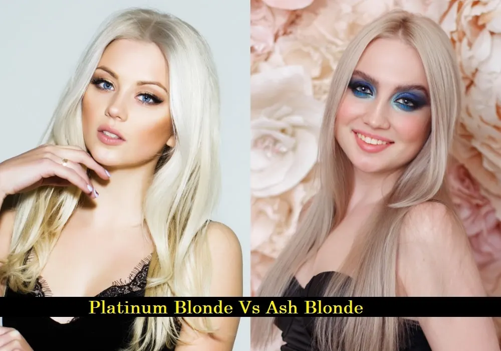     Differences between ash blonde and platinum hair