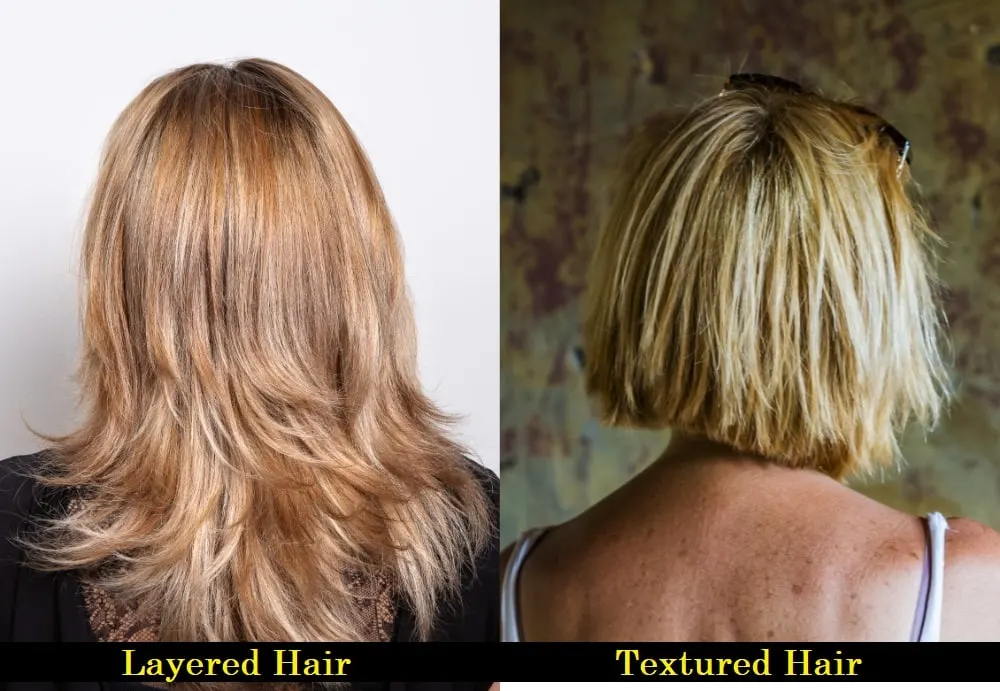 Differences Between Textured Hair and Layered Hair