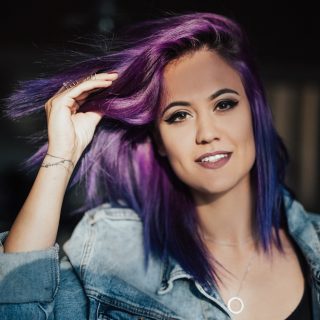 Does Purple Hair Color Correct Your Skin Tone