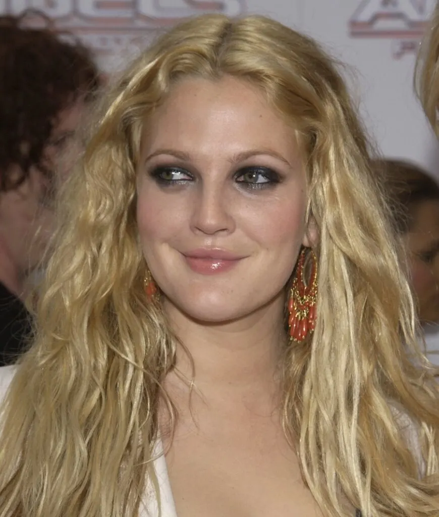 Drew Barrymore Blonde Hairstyle