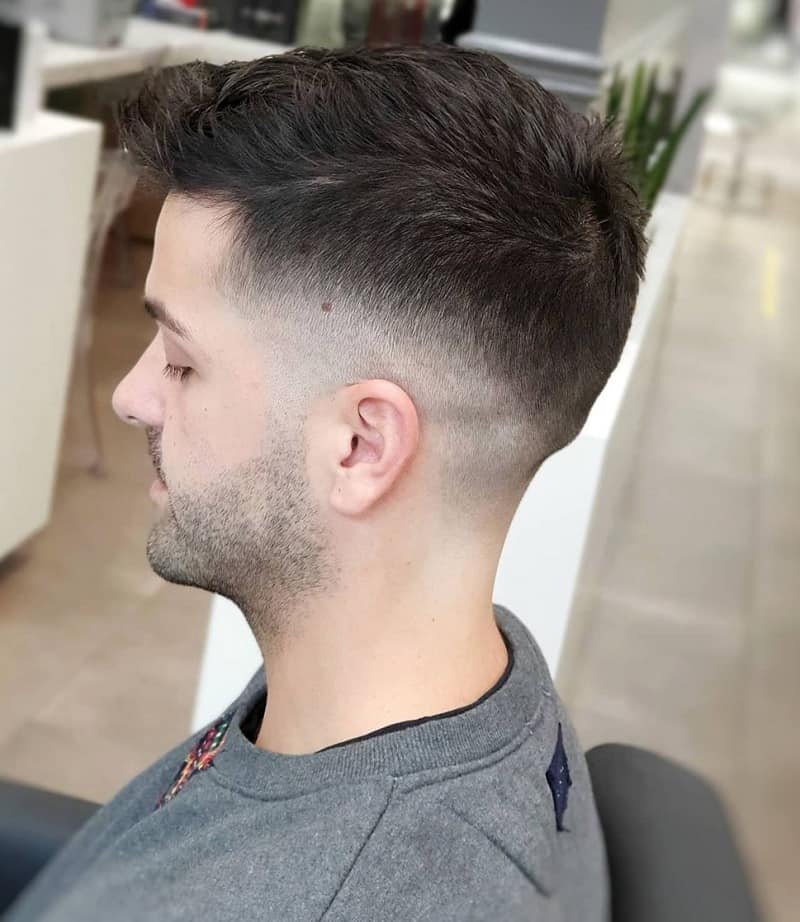 Drop Fade for Men with Fine Hair