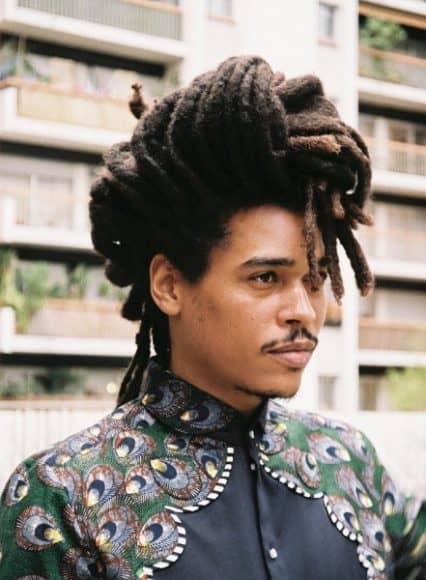 Edgy dreadlock hairstyle for men