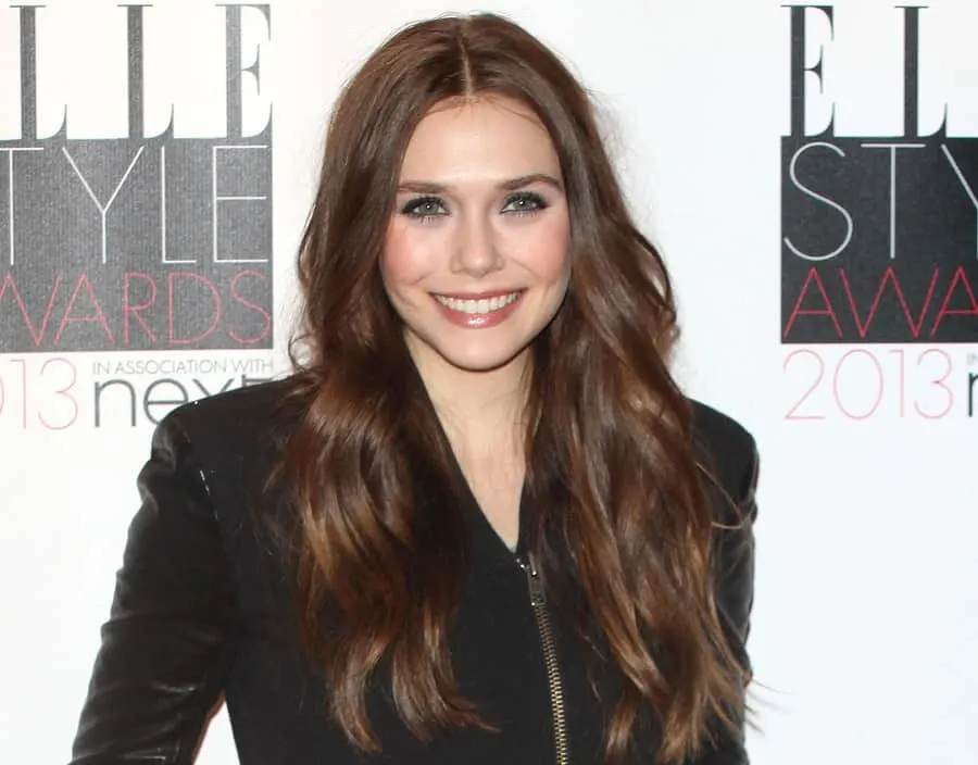 Elizabeth Olsen With Brown Hair