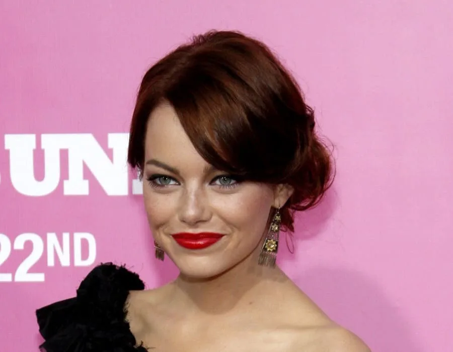 Emma Stone With Brown Hair