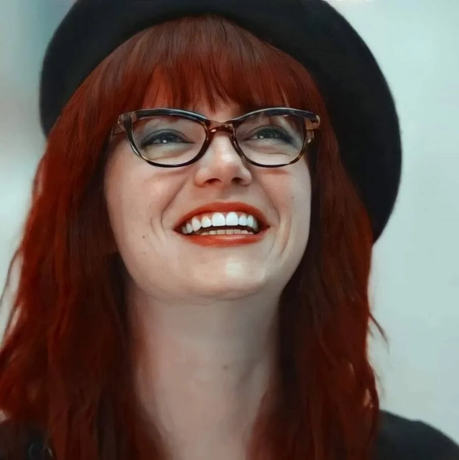 Emma Stone's Hairstyle with Glasses