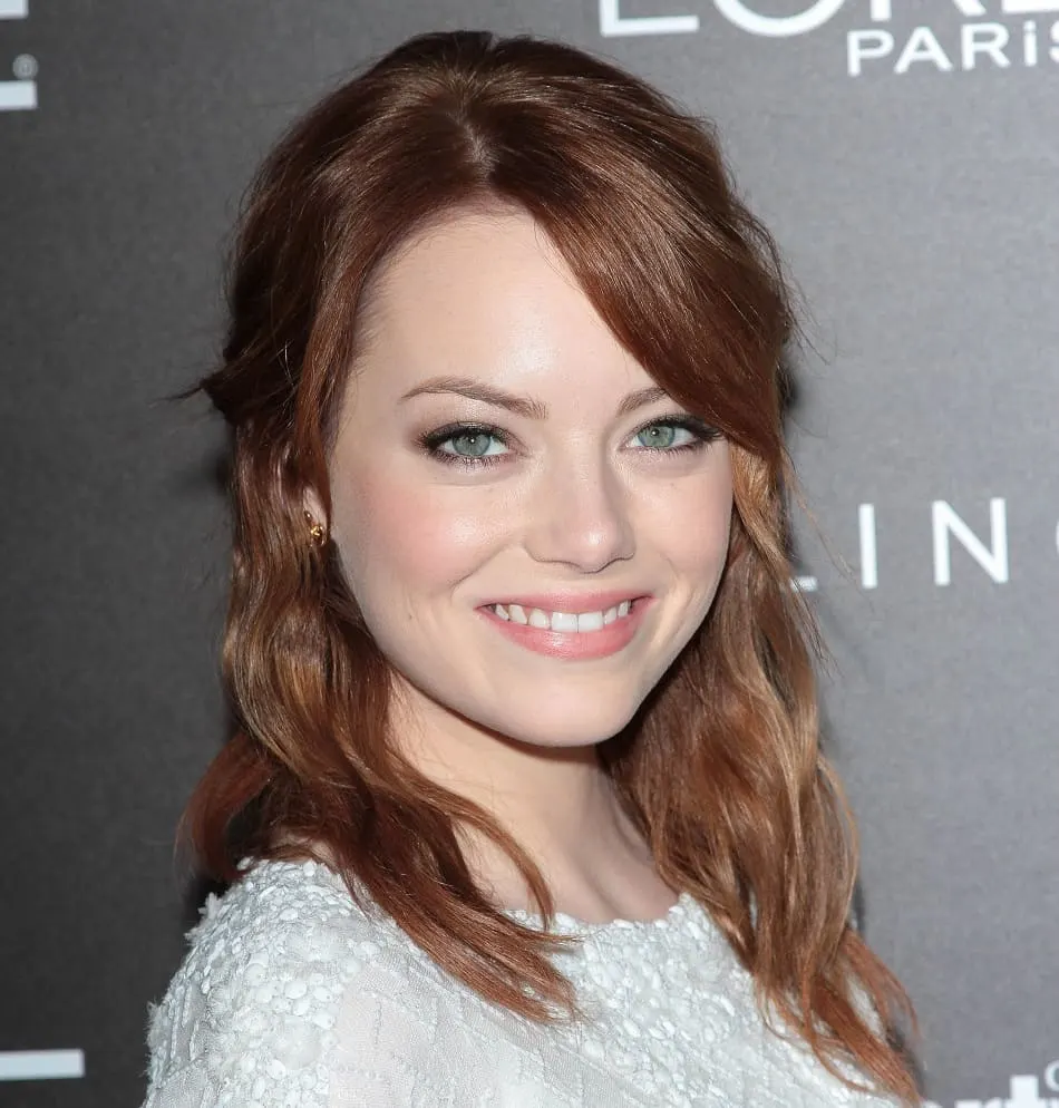 Emma Stone's Half-up hairstyle
