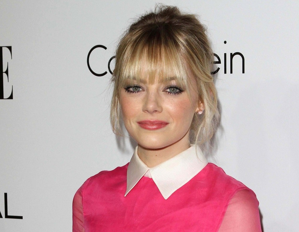 Aggregate more than 156 emma stone bangs hairstyle latest - tnbvietnam ...