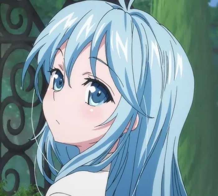 anime blue hair for girls