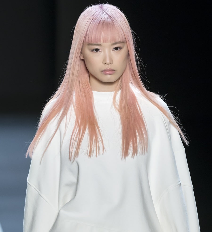 Fernanda Ly With Pink Hair