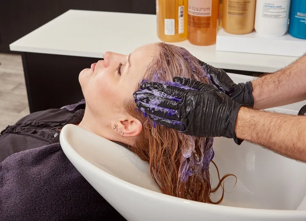 Fixing Red Hair That Turned Orange After Dyeing - Get In Salon Toner