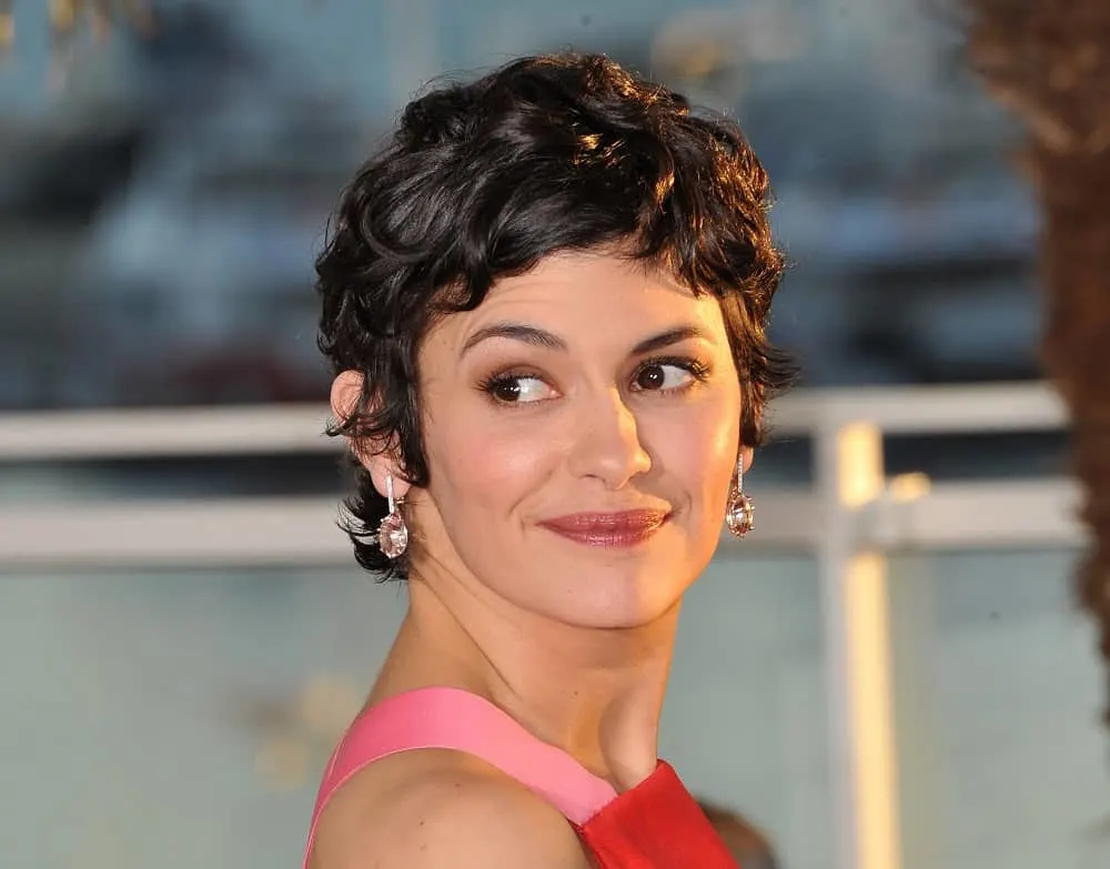 French Celebrity with Pixie Cut- Audrey Tautou