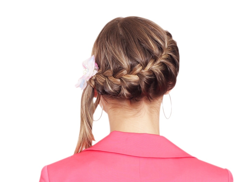 French braid hairstyle
