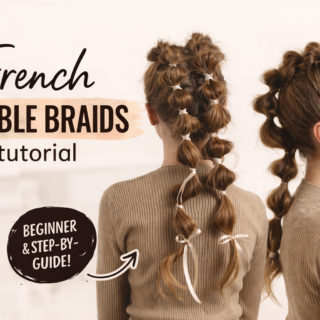 French bubble braids tutorial