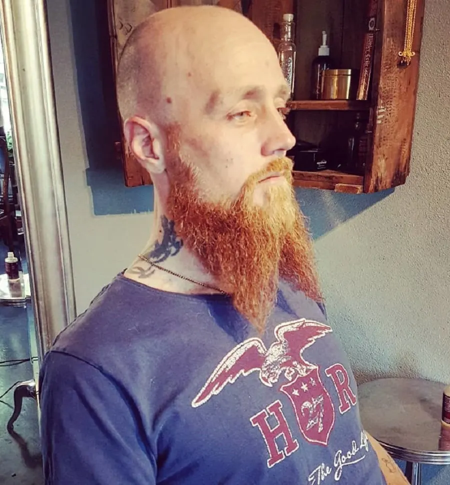 French fork ginger beard