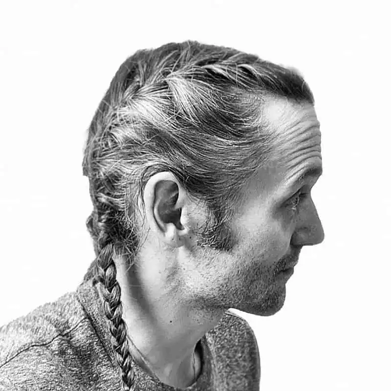 French pigtail braids for men