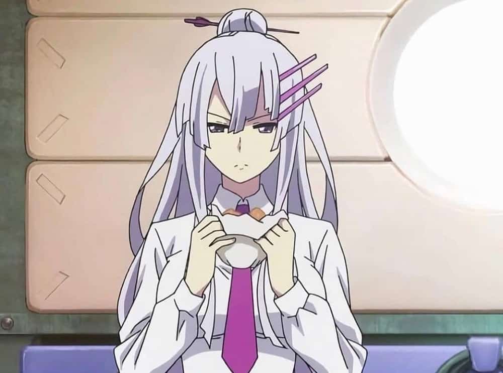 Froleytia Capistrano - anime girl character with white hair