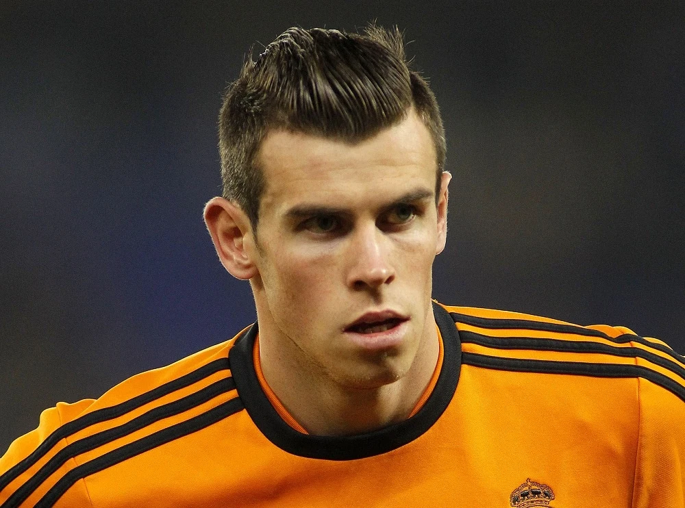 Gareth Bale with Comb Over Hairstyle