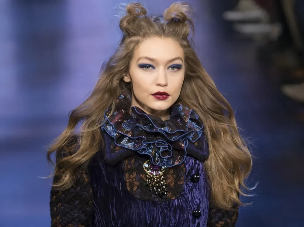 Gigi Hadid - model celebrity with long hair