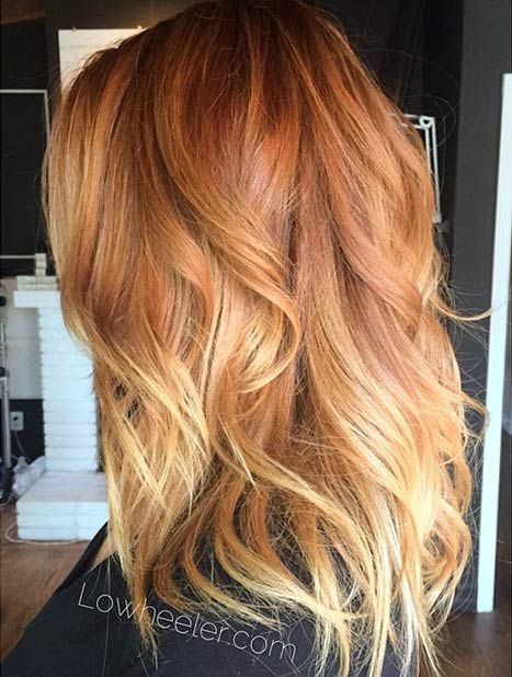 Ginger Bayalage hair color for girl