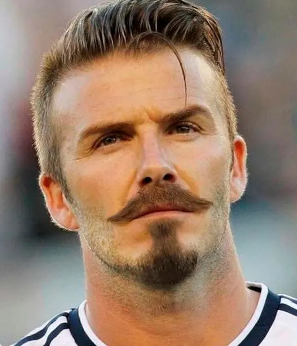 David Beckham’s Short Goatee Style beard 