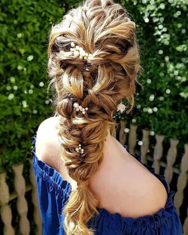 Greek hairstyle for long hair